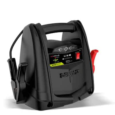 BLACK+DECKER 1200 Peak Amp Jump Starter Power Station with 120psi  Compressor, AC, USB PPRH5B - The Home Depot