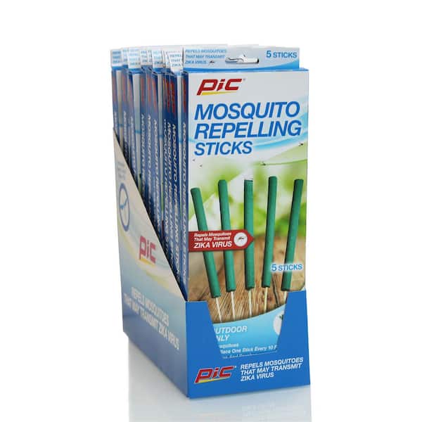 PIC Mosquito Repellent Sticks (5-Pack/Case) (Total Number of Sticks - 60)