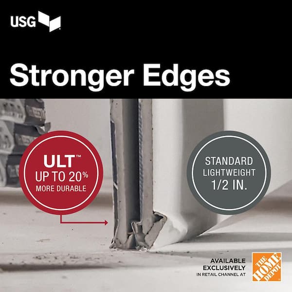 1/2 in. x 4 ft. x 8 ft. USG Sheetrock Brand UltraLight Tough Drywall Panels