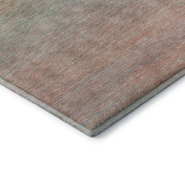 Mayfield Premium Machine Washable Abstract AMF1291 Coral 9 ft. x 12 ft. Area Rug