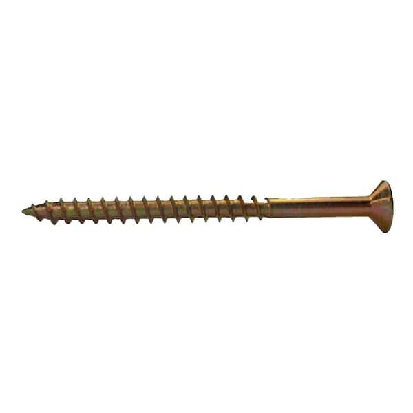 #8 x 2-1/2 in. #2 Phillips Bugle Head Coarse Thread Wood Screws 5 lb. Box