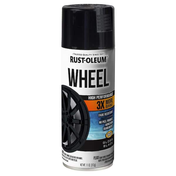 Gloss Black Alloy Rim Wheel Touch up Paint With Brush 2 Oz SHIPS TODAY
