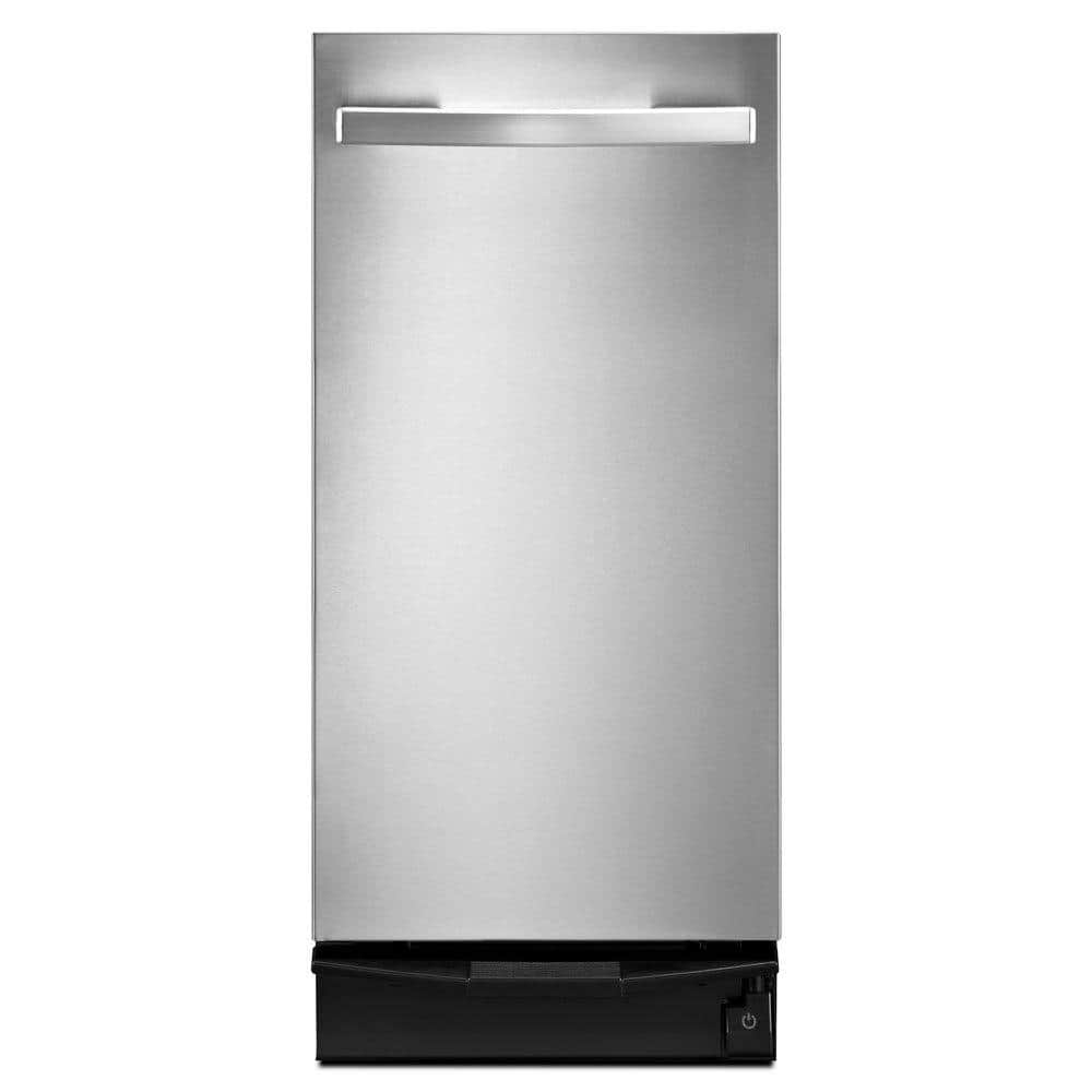 Whirlpool 15 in. Built-In Trash Compactor in Stainless Steel, Silver
