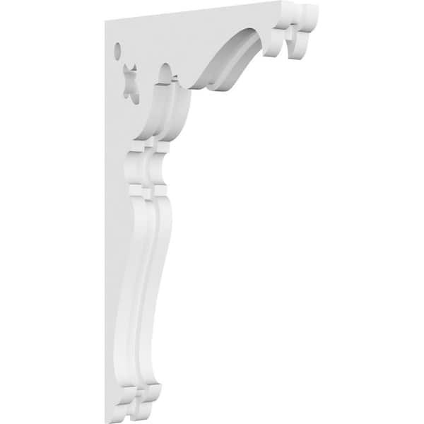 Ekena Millwork 1-7/8 in. x 14 in. x 8 in. PVC Hurley Corbel