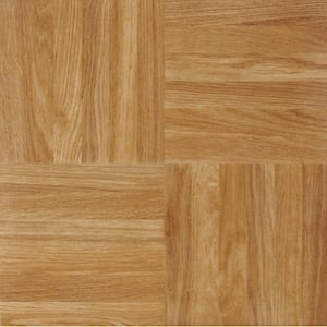 1m² Floor Tiles Self Adhesive Dark Oak Vinyl Flooring Tile Kitchen Bathroom 