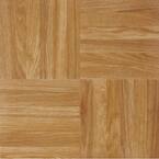 Sterling Oak 12 in. x 12 in. Peel and Stick Square Parquet Vinyl Tile (20 sq. ft./case)