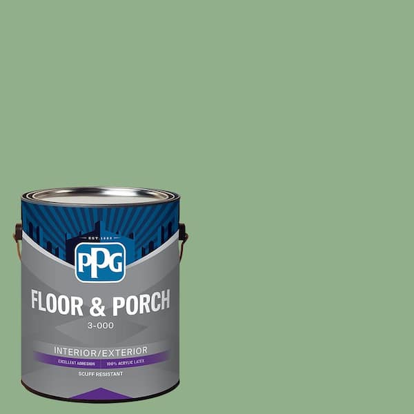 1 gal. PPG1130-5 Pear Cactus Satin Interior/Exterior Floor and Porch Paint