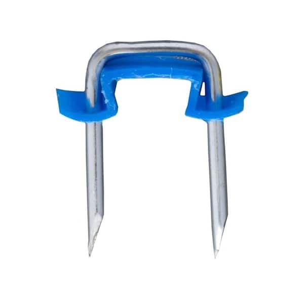 Briscon 1/2 in. Plastic Insulated Cable Staples - Blue (20-Pack)