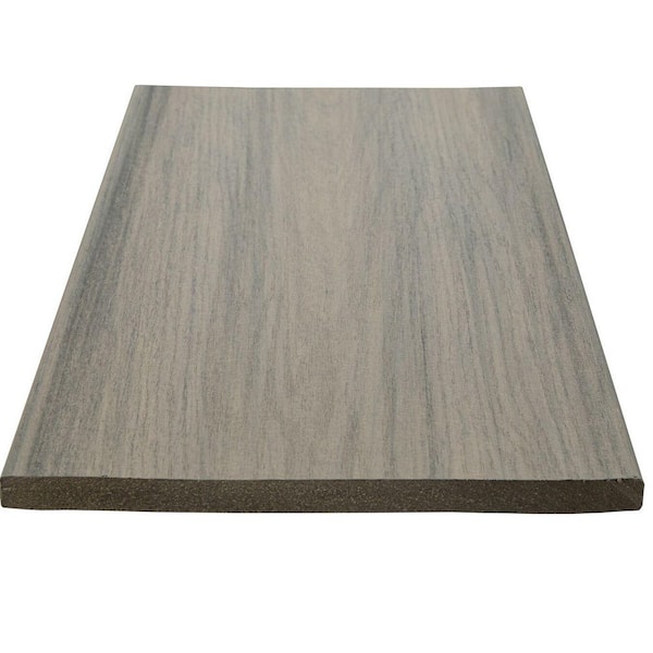 MoistureShield Meridian CoolDeck Shoreside 5/8 in. x 11.25 in. x 12 ft. Capped Composite Fascia 4-Piece H-Pack