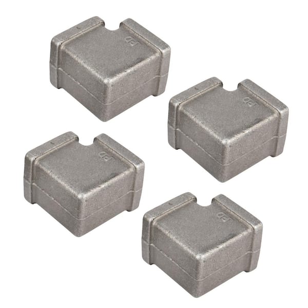 PIPE DECOR 1/2 in. Black Iron 90° FPT x FPT Square Elbow Fitting (4-Pack)