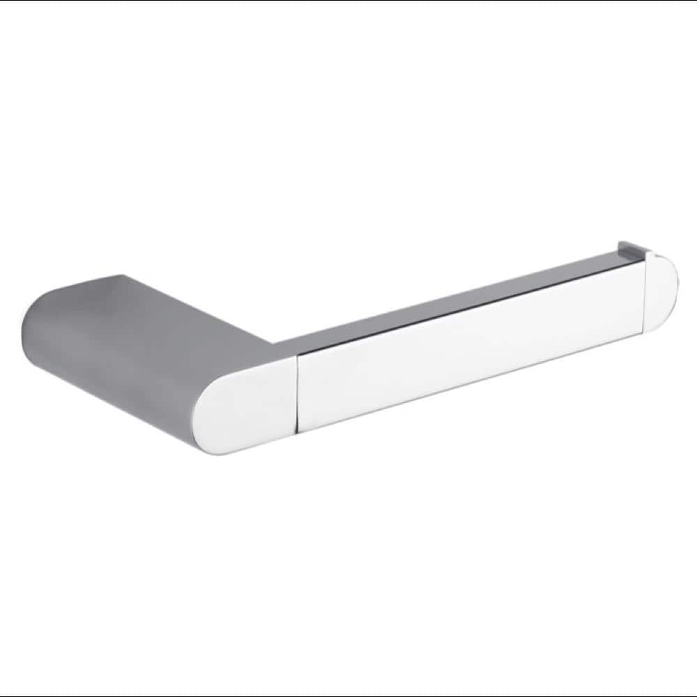Chrome Wall Mounted Contemporary Toilet Paper Holder