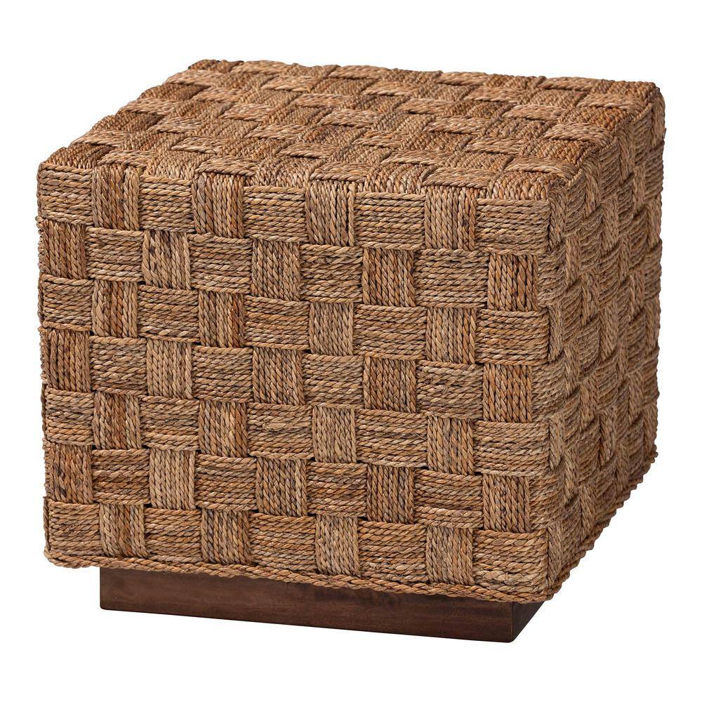 bali & pari Karina 17.7 in. Natural Square Seagrass End Table 247-13683 ...