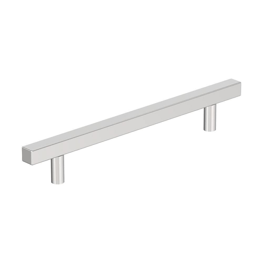 10-Pack Bar Pulls Square 6-5/16 in.  160mm  Modern Polished Chrome Bar Cabinet Pulls price history on PriceWatchPro