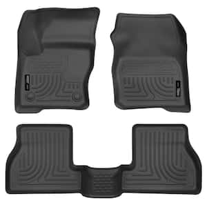 Front & 2nd Seat Floor Liners Fits 12-16 Focus