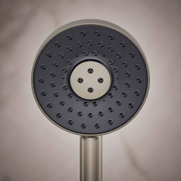 KOHLER Statement 3-Spray Patterns with 1.75 GPM 5.125 in. Wall Mount Handheld Shower Head in Vibrant Brushed Nickel