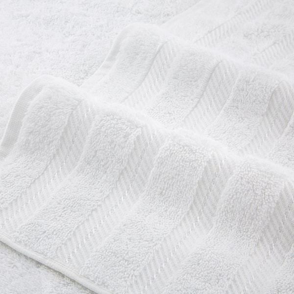 Cotton Paradise Bath Towels, 100% Turkish Cotton 27x54 inch 4 Piece Bath  Towel Sets for Bathroom, Soft Absorbent Towels Clearance Bathroom Set,  White