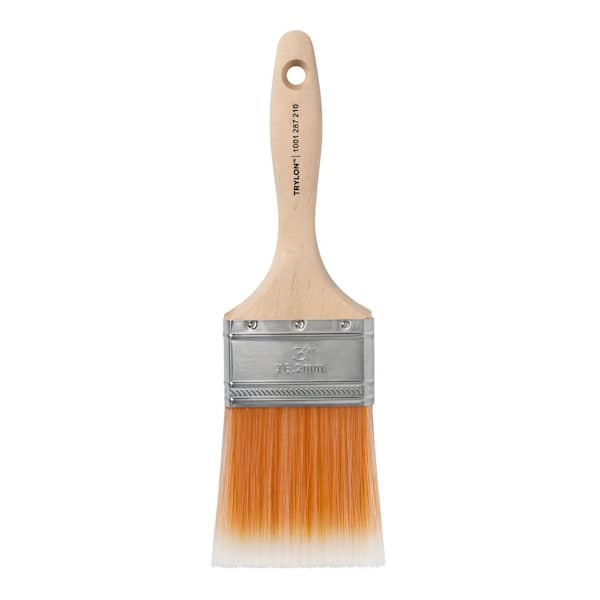 Premium 3 in. Polyester Trylon Flat Cut Beaver Tail General Purpose Paint Brush