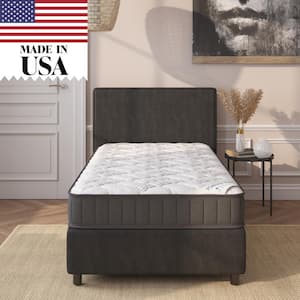 Bonelli Twin Made in USA Firm Hybrid Cool Airflow w/Foam 8 in. Encased Bonnell Springs, Bed in A Box Mattress, Ottopedic