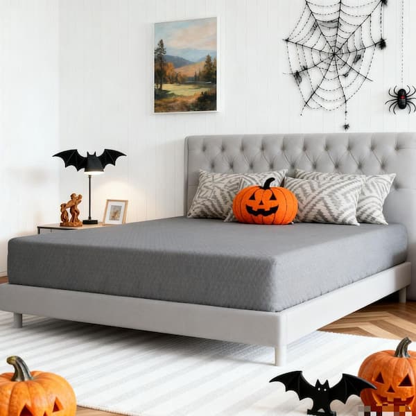 Novilla Queen Medium Memory Foam 14 in. Mattress, Cooling and