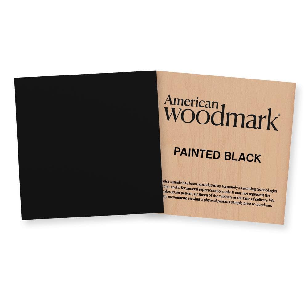 3-3/4-in. W x 3-3/4-in. D Finish Chip Cabinet Color Sample in Painted Black price history on PriceWatchPro