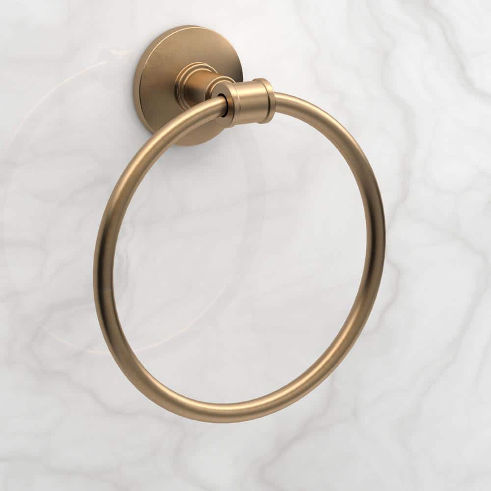 Brushed Gold 3-Piece Metal Bathroom Hardware Set