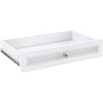 Selectives 4.88 in. H x 23.46 in. W White Wood Drawer