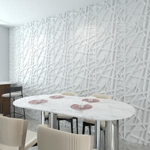 19.7 in. x 19.7 in. Decorative PVC 3D Wall Panels Hecate Wall Design