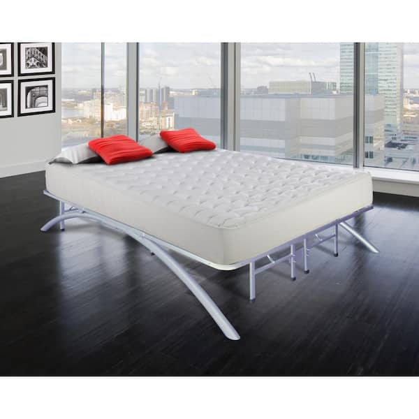 Boyd Sleep Cal-Size King Dome Arc Platform Bed Frame in Silver