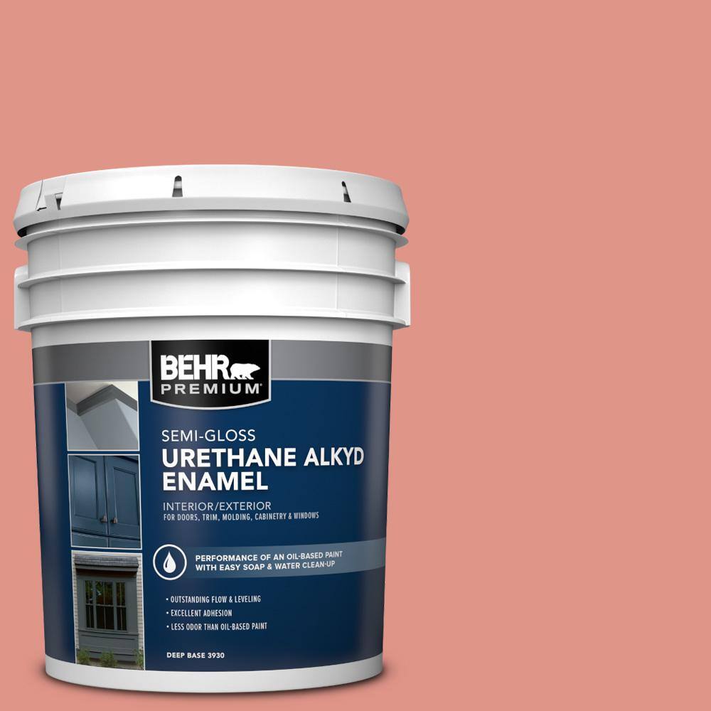 5 gal. #BIC-18 Fresh Watermelon Urethane Alkyd Semi-Gloss Enamel Interior/Exterior Paint price history on PriceWatchPro
