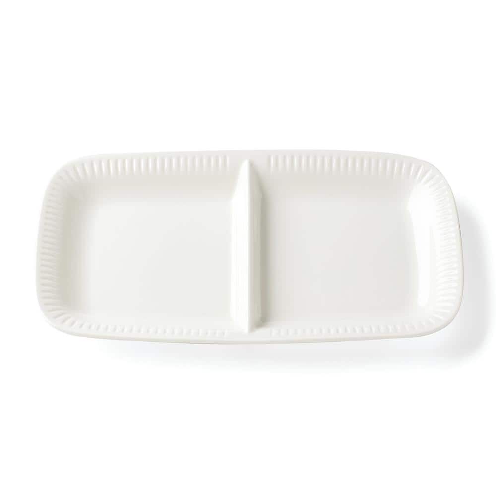 Profile 9 in. W 1.25 in. H 13.75 in. D White Porcelain Platter price history on PriceWatchPro