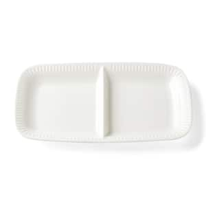 Profile 9 in. W 1.25 in. H 13.75 in. D White Porcelain Platter