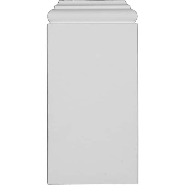 Ekena Millwork 1-1/4 in. x 5 in. x 10-1/4 in. Polyurethane Traditional Plinth Block