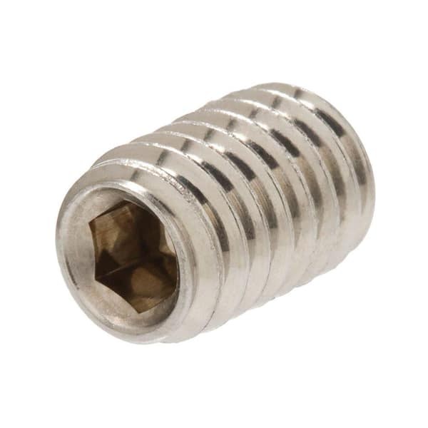 #10-24 x 3/8 in. Stainless Steel Socket Cap-Head Recessed-Hex Socket Screws (2 Per Pack)