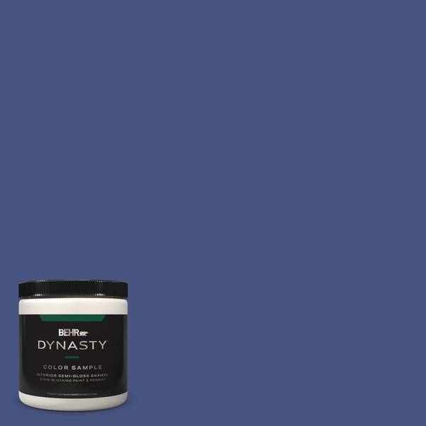 BEHR DYNASTY 8 oz. #PPU15-02 Mozart One-Coat Hide Semi-Gloss Enamel Stain-Blocking Interior/Exterior Paint and Primer Sample