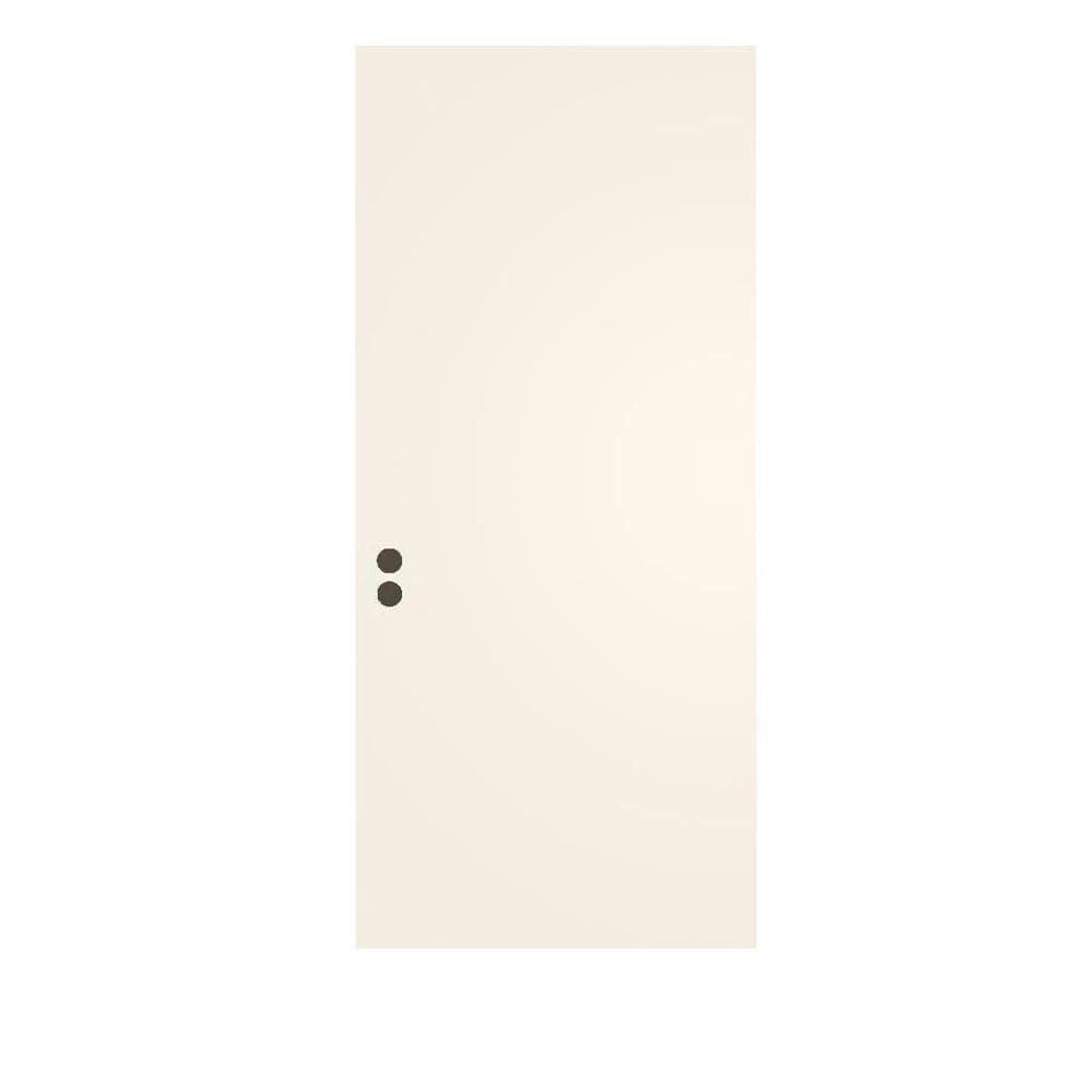 JELDWEN 32 in. x 79 in. Flush Primed Fiberglass Front Door Slab A01659