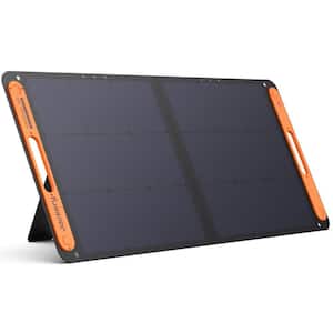 100-Watt Portable Solar Panel with USB Outputs for Rooftops and Outdoor Camping
