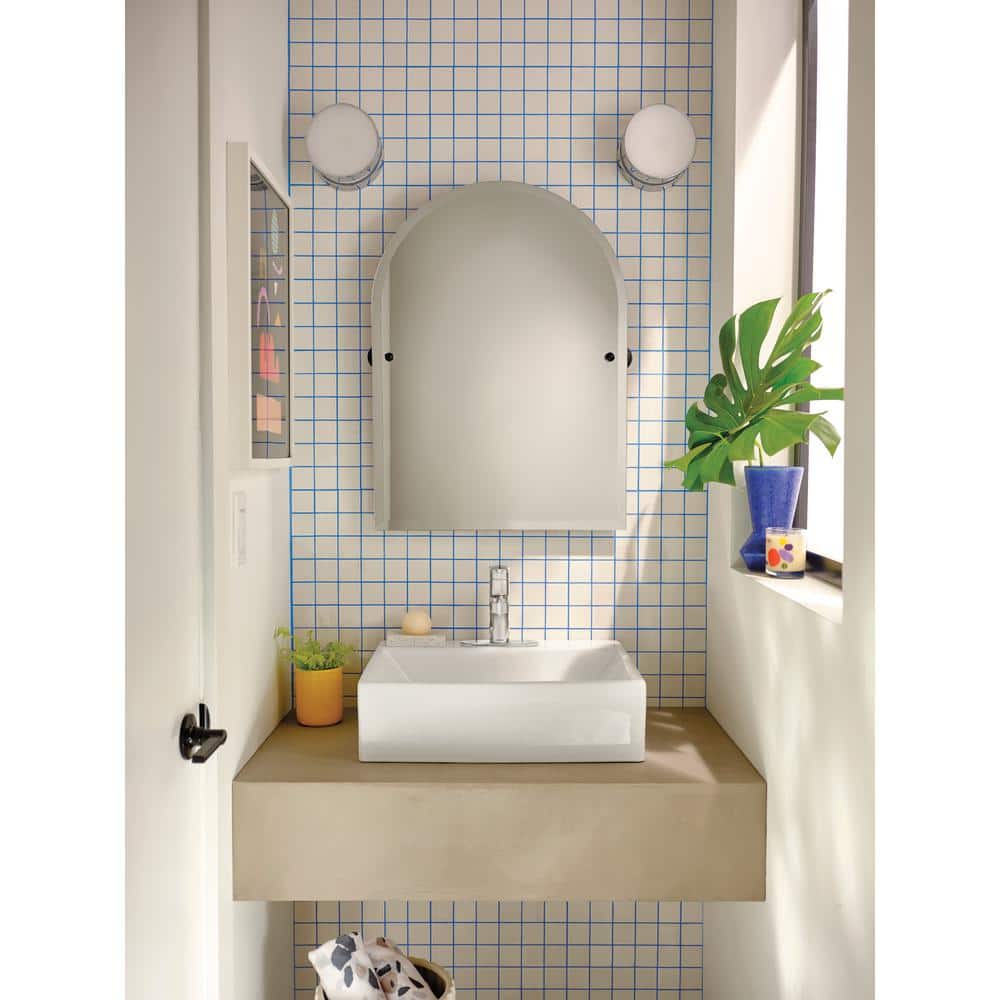 Laris Chrome Single Handle Modern Bathroom Faucet