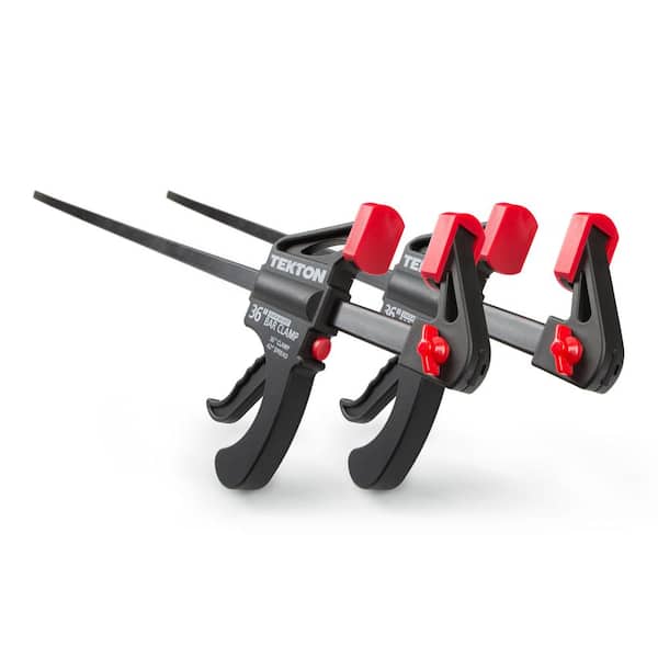 TEKTON 36 in. Ratchet Bar Clamp/42 in. Spreader Set (2-Piece)