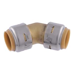 Max 3/4 in. Push-to-Connect Brass 45-Degree Elbow Fitting
