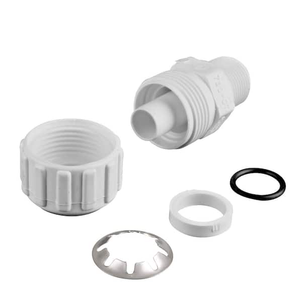 NDS Flo-Lock™ PVC Gripper Adapter, 3/4 in. SDR-9 CTS X 3/4 in. MPT