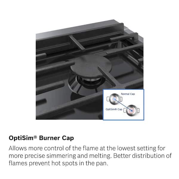 Reviews for Bosch 800 Series 36 in. Gas Cooktop in Stainless Steel with 5 Burners including 19 000 BTU Burner Pg 1 The Home Depot
