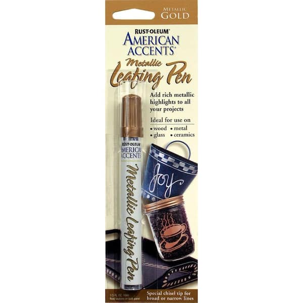 Rust-Oleum American Accents Gold Metallic Leafing Pen (6-Pack