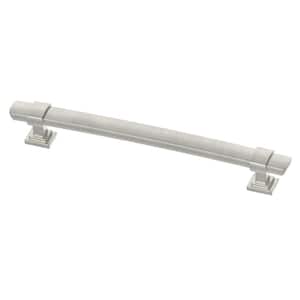 Wrapped Square 6-5/16 in. (160mm) Center-to-Center Satin Nickel Drawer Pull
