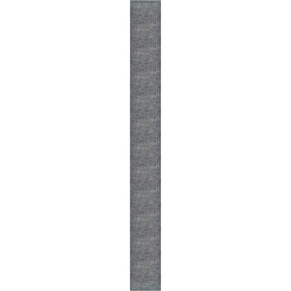 Blue 2 ft. 7 in. x 24 ft. 9 in. Asha Juliette Vintage Persian Oriental Runner Area Rug