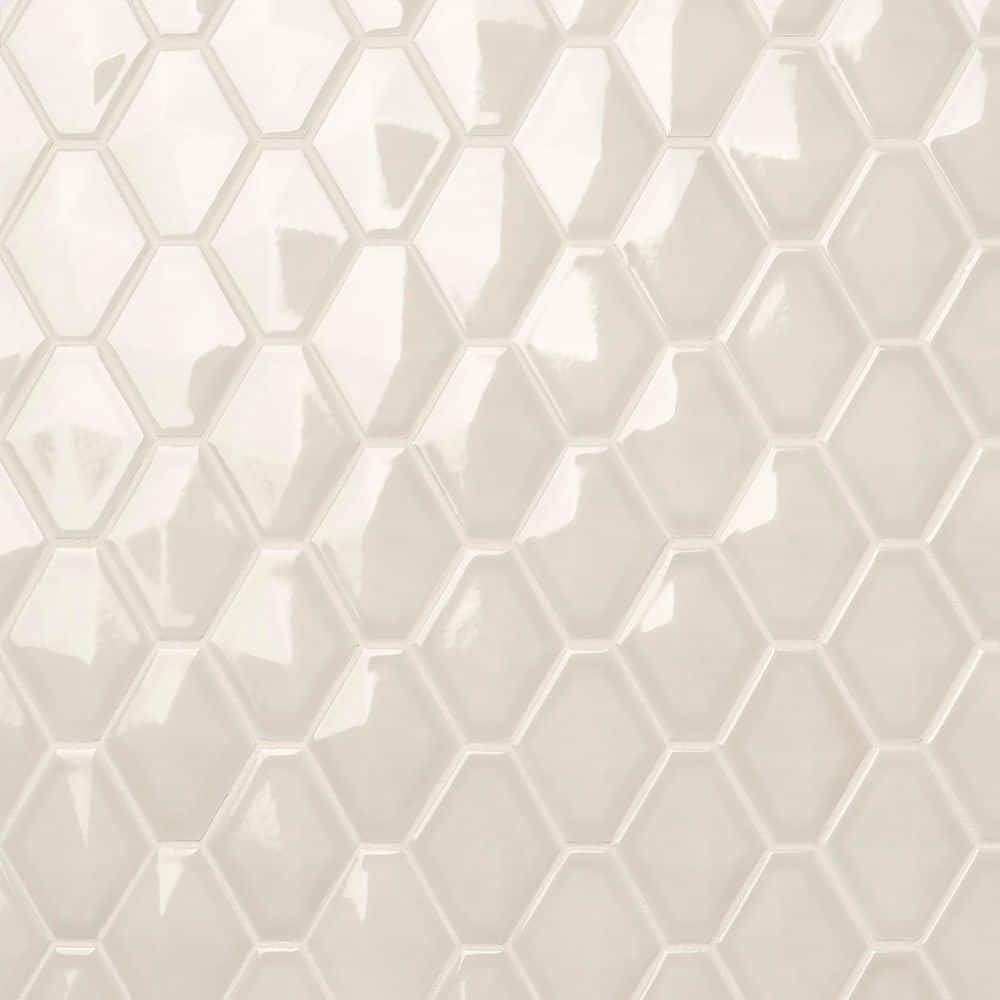 Ivy Hill Tile Medley Diamond Mushroom Gray 10.39 in. x 12.55 in