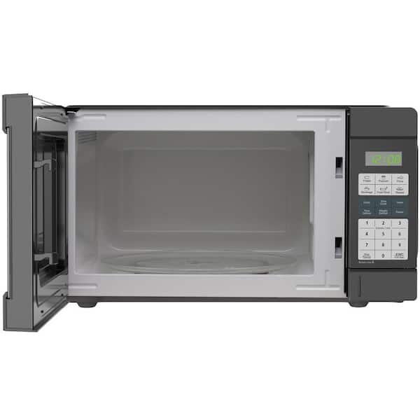 Impecca 21-in. Width 1.1 cu.ft. in White with Kitchen Timer 1000 Watt  Countertop Microwave MCM1101W974 - The Home Depot