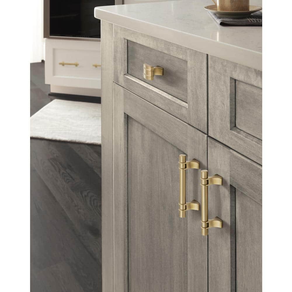 Champagne Bronze 4.5" Modern Industrial Bar Pull