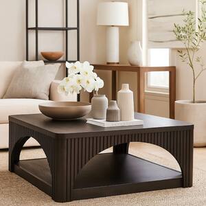Coaster Valentina 35.5 in. Mirrored Square Glass Top Coffee Table