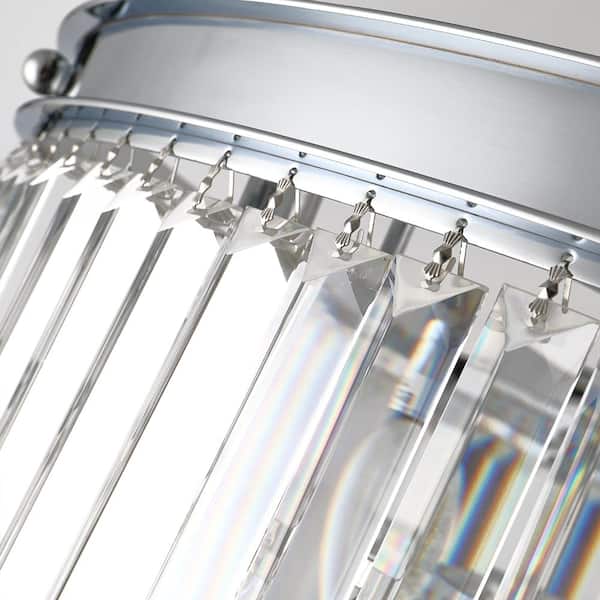 Maxax Annapolis 12-Light Black/Clear Unique Tiered