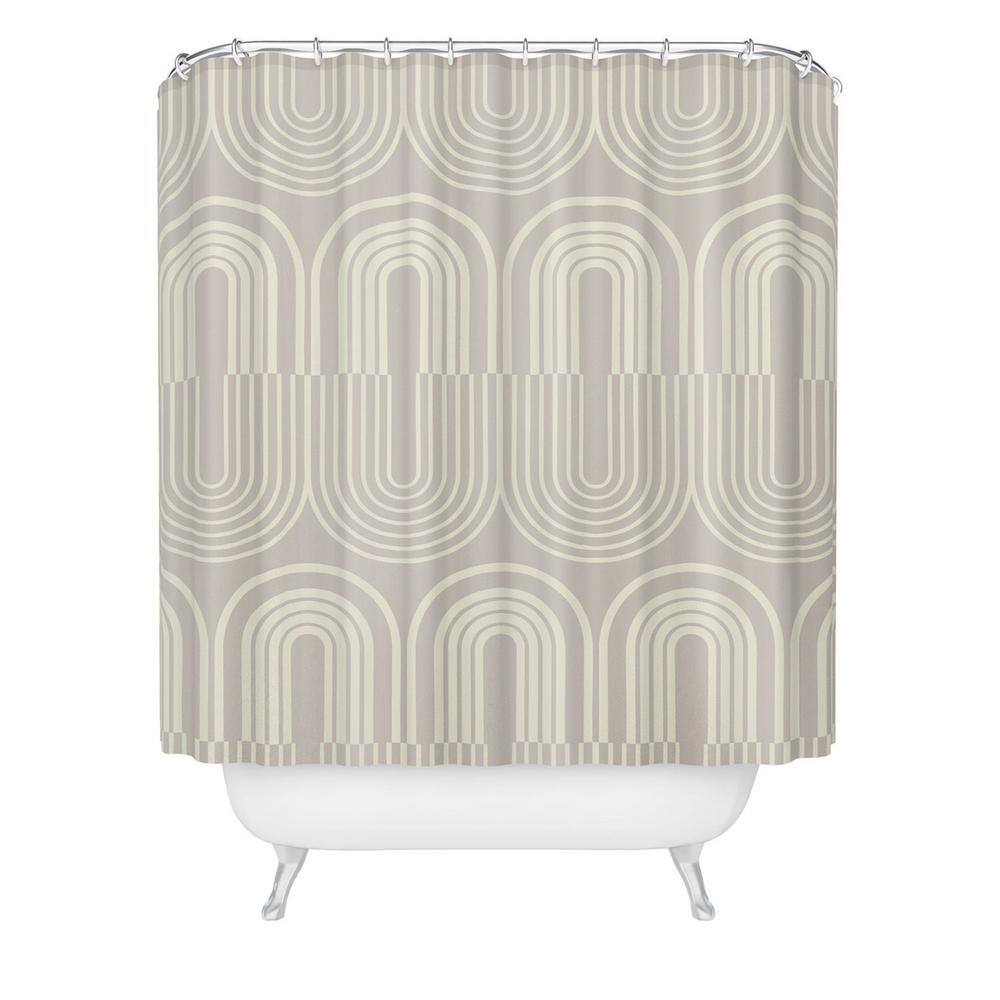 Deny Designs 71 in. x 74 in. Grace Arch Pattern Shower Curtain 77564